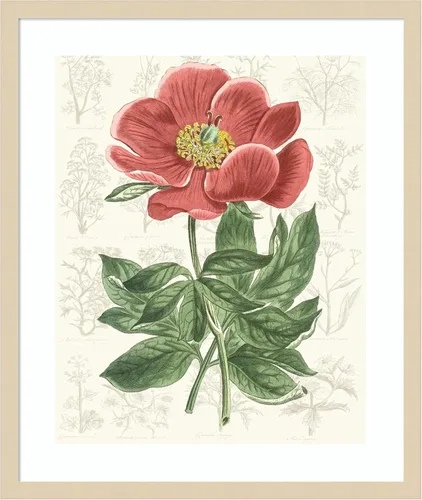 Miniatura 14 de Amanti Art Vision Studio - Lienzo decorativo para pared, 24 x 20 pulgadas, diseño de jardín de flores de peonía, arte de pared de flores, decoración