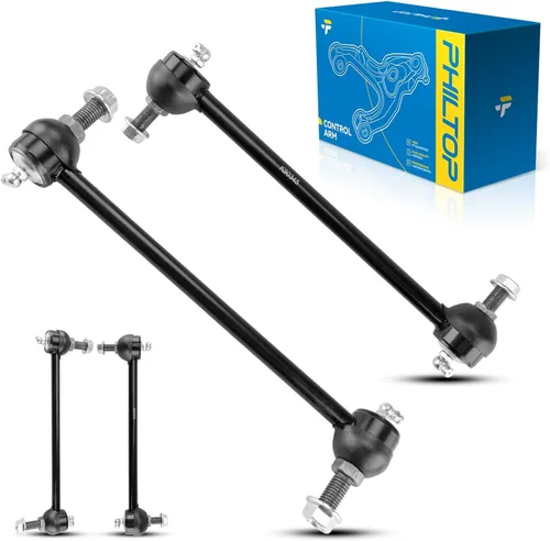 Miniatura 184 de PHILTOP Kit de suspensión delantera de 10 piezas, brazos de control inferiores con juntas de bola, eslabones de extremo de barra estabilizadora
