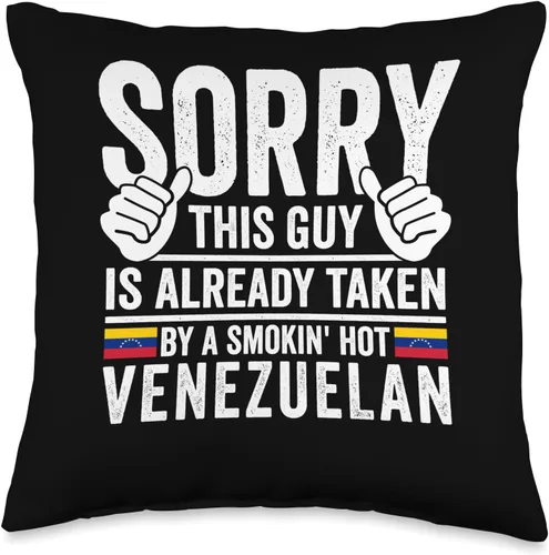 Venezuelan Flag Venezuela Roots Accessories Disfraz de raíces venezolanas, divertido diseño de herencia venezolana para hombre, 16 x 16 pulgadas,