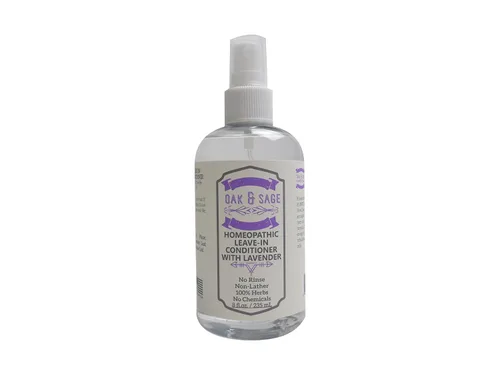 Miniatura 8 de OAK & SAGE Acondicionador homeopático sin enjuague, sin perfume, 8 onzas, 100% hierbas, sin enjuague, sin alcohol, sin productos químicos, para todo