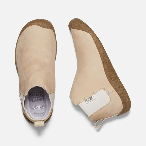 Miniatura 7 de KEEN Botines Mosey Chelsea de cuero para mujer, SafariAbedul