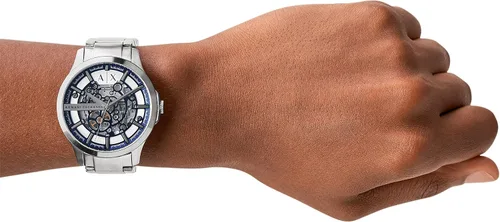 Miniatura 5 de AX Armani Exchange Men's Automatic Self-Winding Watch with Leather, Silicone, or Stainless Steel Band