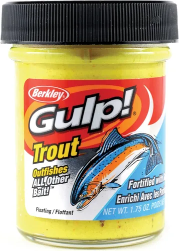 Miniatura 6 de Berkley Gulp! Masa de cebo para pesca de trucha chunky chartreuse