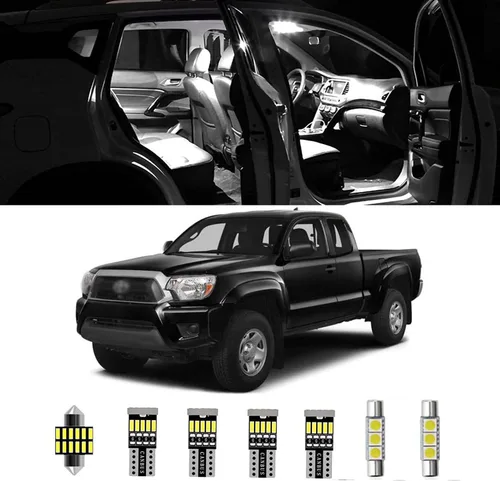Kit de luces LED para interior de Tacoma AWALITED para Toyota Tacoma 2005-2015, bombillas LED interiores ultra brillantes, reemplazo de luz de mapa,
