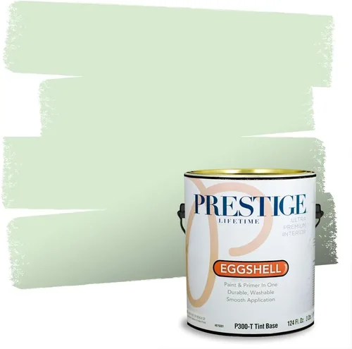 Miniatura 232 de PRESTIGE Pintura exterior e imprimación en uno, aloe, plano, 1 galón