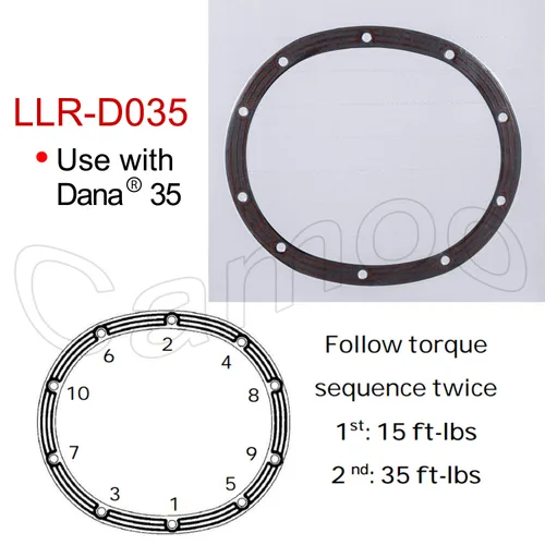Miniatura 3 de Dana 35 Junta Tapa Diferencial D035