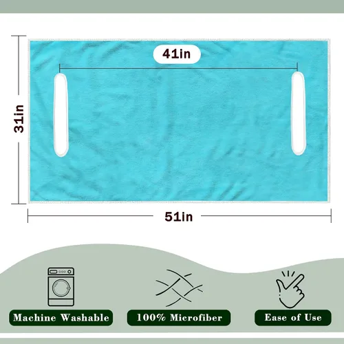 Miniatura 5 de YOKYHOM Fundas de asiento de carrito de golf para 2/4 plazas, manta de toalla de asiento de microfibra, mantiene los asientos frescos, limpios
