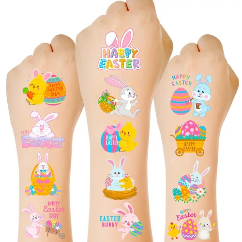 Miniatura 16 de 320 patrones de tatuajes temporales, 36 hojas de tatuajes temporales, accesorios de tatuaje falsos impermeables de animales, dinosaurio, mariposa