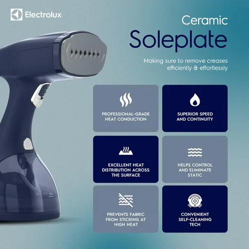 Miniatura 4 de Electrolux Vaporizador para ropa, LX15003 Vaporizador portátil de mano para tela y prendas de vestir, removedor de arrugas con removedor de pelusa
