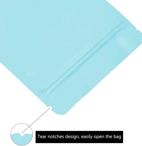 Miniatura 3 de 100 bolsas de Mylar – Bolsas de almacenamiento de alimentos Mylar de 4 x 6 pulgadas, bolsas resellables de papel de aluminio con cierre