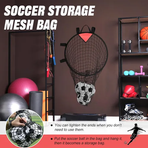 Miniatura 5 de BOHEN Juego de 2 unidades de objetivos de fútbol – Pop-up portátiles Top Bins Target – Fútbol de precisión de disparo para diversión sin fin y Rojo