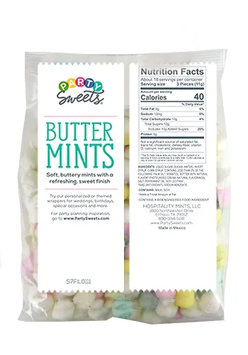 Miniatura 2 de Party Sweets Mentas pastel surtidas, 2.75 libras, aprox. 350 piezas de Hospitality Mints Colores pastel surtidos
