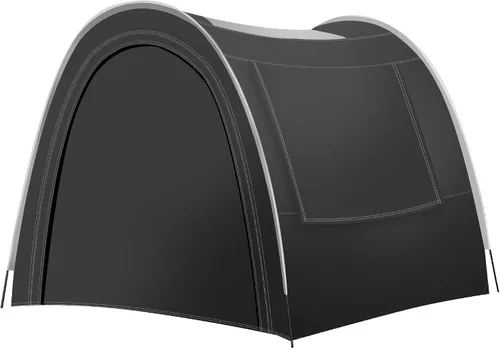 Miniatura 8 de Tienda de campaña para túnel y camping, 82 x 71 x 65 pulgadas, 2/3/4 personas, diseño de tres capas con malla / PVC / tela Oxford Glamping tienda