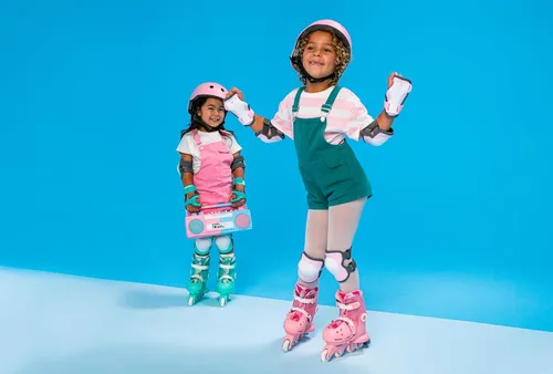 Miniatura 8 de Volution Learner Twista Patines – Patines ajustables 2 en 1 para niños a partir de 2 años – Convierte de patines de tres ruedas a patines en línea