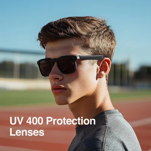 Miniatura 4 de Lentes de sol inteligentes con audio Bluetooth, lentes de luz azul para mujeres y hombres, música de oído abierto, lente polarizada UV400, sin fugas