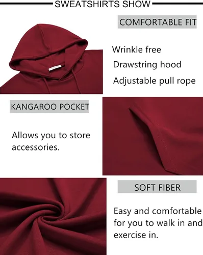 Miniatura 4 de COOFANDY Conjunto deportivo de 2 piezas de manga larga para hombre, conjunto casual con capucha