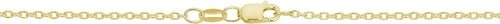 Miniatura 17 de Kooljewelry Collar de plata de ley u oro amarillo sobre plata de ley para mujer (0.047 in, 0.063 in o 0.083 in)