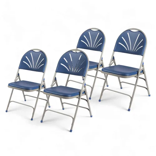 Miniatura 14 de OEF Furnishings OEF1100 Series - Sillas plegables de plástico de alta resistencia, sillas comerciales para eventos con soporte triple y capacidad