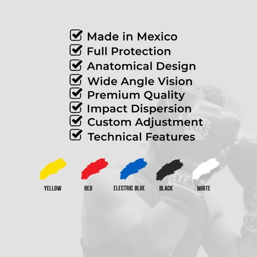 Miniatura 6 de CLETO REYES Casco de boxeo con protección para las mejillas para hombres y mujeres, protector de cabeza protector de la cara, para sparring y pelea