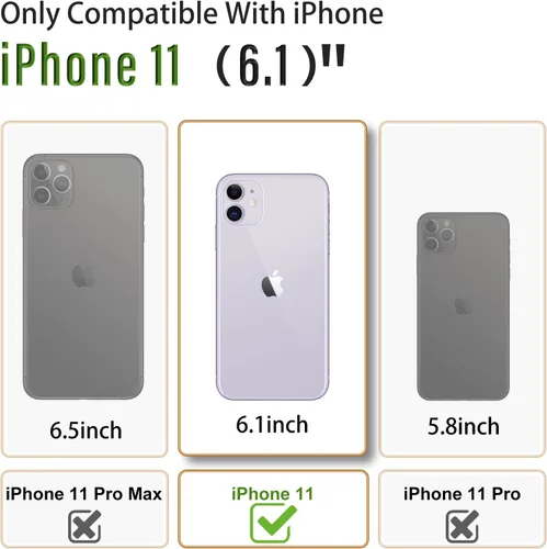 Miniatura 28 de Buleens Funda para iPhone 11 Pro Max Astronauta, Fundas Transparentes para iPhone 11 ProMax con Papel con Purpurina y Soporte de Astronauta, Mujeres