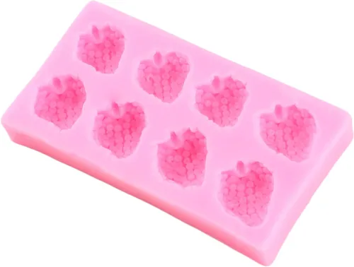 Miniatura 8 de Molde de fondant de frutas de fresa, hojas de fresa, moldes de silicona para decoración de pasteles, decoración de cupcakes, caramelo y chocolate