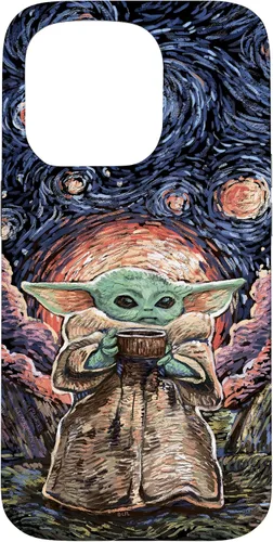 Miniatura 14 de Star Wars: The Mandalorian The Child Starry Night Style - Carcasa para iPhone 17