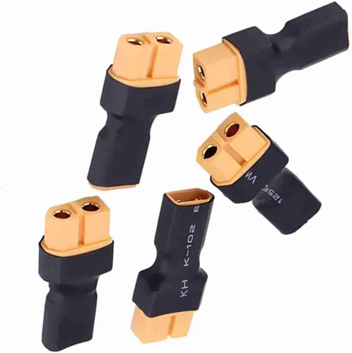 Miniatura 9 de Oumefar 5 unids a enchufe hembra macho adaptador convertidor para RC FPV Drone Car LiPo cargador de batería ESC (XT30 macho a hembra)