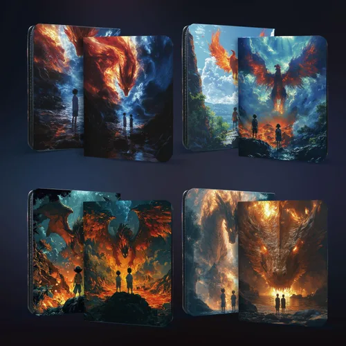 Miniatura 5 de Carpeta de 9 bolsillos para tarjetas intercambiables, carpeta de tarjetas para 900 tarjetas, 50 páginas de carga lateral, carpeta con cremallera