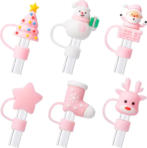 Miniatura 14 de 8 tapas con pajita para vaso Stanley de 40 oz/30 oz, cubierta de pajita reutilizable de 10 mm, accesorios bonitos para la parte superior