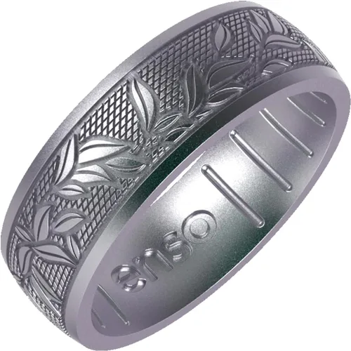 Miniatura 6 de Enso Rings Signature Etched Collection - Anillos clásicos de silicona grabados - Diseño cómodo y flexible - Fabricado en Estados Unidos