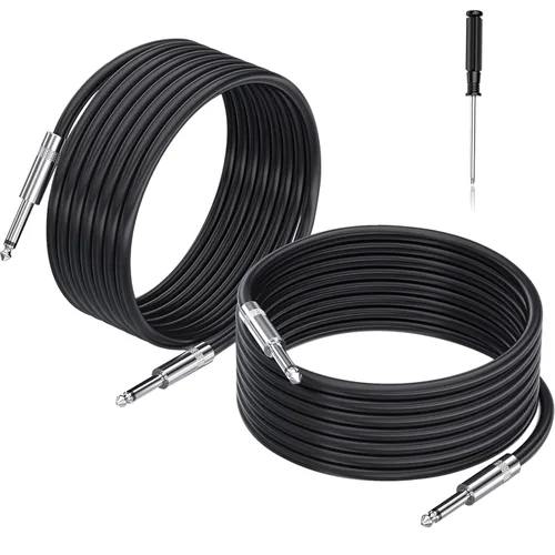 Miniatura 8 de Paquete de 2 cables profesionales Speakon a Speakon de 50 pies, cables de conexión de 12 AWG, cable de altavoz amplificador de audio DJ/PA