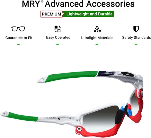 Miniatura 3 de Mryok Auriculares de repuesto para Oakley JawboneRacing JacketSplit Jacket - Opt