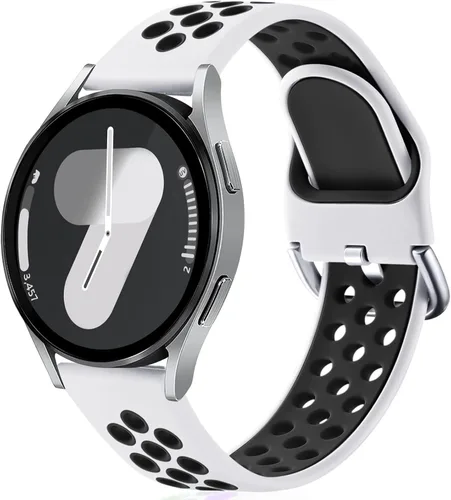 Miniatura 19 de Lerobo Bandas Compatibles con Samsung Galaxy Watch 7 6 5 4 Banda/5 Pro/Active 2 Bandas de Reloj 40mm 44mm, Banda de Reloj 4 6Classic 46mm 42mm, B