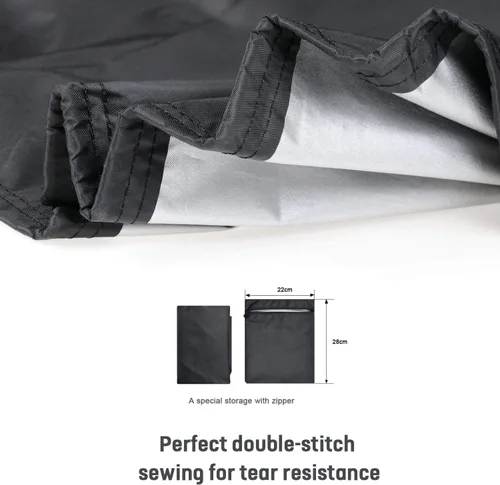 Miniatura 7 de POMER Treadmill Covers, Dustproof Waterproof Non-Folding Running Machine Protective Cover with Zipper - Ideal for Indoor Outdoor Home Treadmill Use
