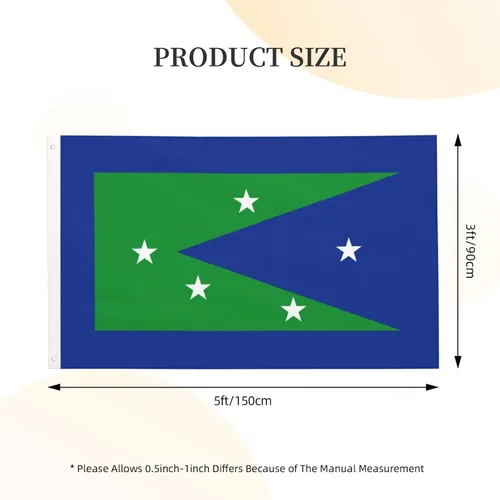 Miniatura 3 de Bandera del condado de Peconic, bandera de Nueva York, 3 x 5 pies, poliéster duradero de doble cara, divertida pancarta decorativa para exteriores