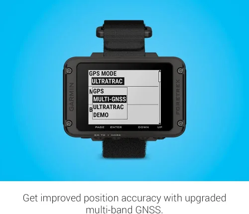 Miniatura 4 de Garmin Foretrex 801, navegación GPS montada en la muñeca, GNSS multibanda mejorada, mayor duración de la batería