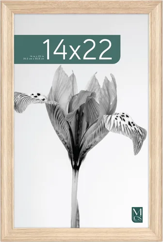 Miniatura 13 de MCS Studio Gallery - Marco para Póster Clásico 24x36 Madera Diseñada con Veta de Madera Natural, Colgado de Pared Vertical y Horizontal Marco Grande