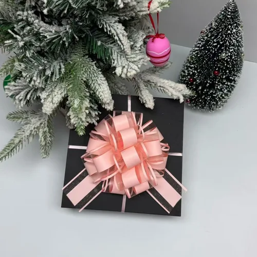 Miniatura 3 de 6 lazos grandes, lazo para envolver regalos, 6 pulgadas, regalo de Navidad, cumpleaños, boda, lazos para envolver cajas o decoraciones de flores