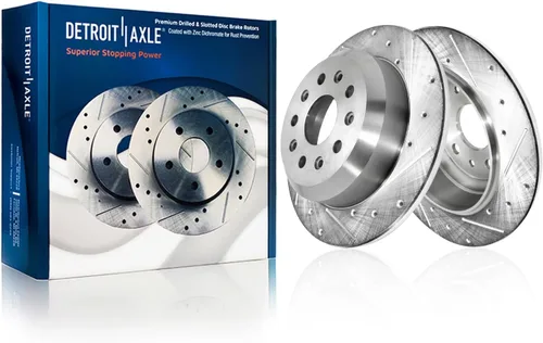 Miniatura 52 de Detroit Axle - Rotores de freno delanteros para Lexus GS350 GS430 GS450h GS460 IS200t IS250 IS300 IS350 Reemplazo de rotores de freno perforados