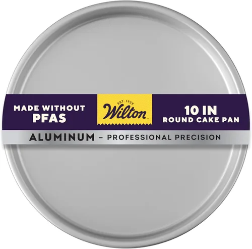 Miniatura 26 de Wilton Juego de moldes redondos de aluminio, 4 piezas para pasteles en capas, duradero, calentamiento uniforme, resistente al óxido, utensilios