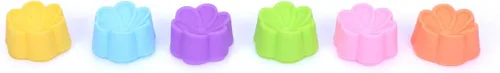 Miniatura 3 de Mini Begonia - Moldes de silicona para hornear, paquete de 24 unidades, moldes reutilizables para magdalenas, moldes de 2 pulgadas (2.0 in)