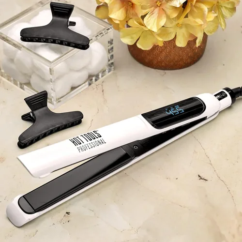 Miniatura 5 de Hot Tools Pro Artist Nano - Plancha de pelo de cerámica Para cabello liso y liso (1 pulgada)