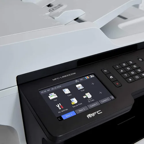 Miniatura 4 de Brother MFC-L8900CDW - Impresora láser inalámbrica todo en uno, color blanco, impresión de fax de escaneo de copia, pantalla táctil LED de 5