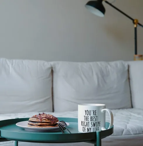 Miniatura 8 de Taza deslizada hacia la derecha Regalo divertido para novio novia novio novia en línea Fechado Aplicación Idea de regalo Fecha de aniversario Cita