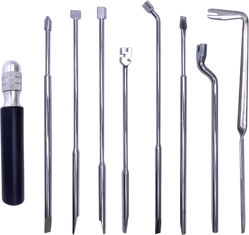 Miniatura 2 de Kit de herramientas de reparación de piano, herramientas de regulación, incluye destornillador de regulación, juego de llaves de tornillo