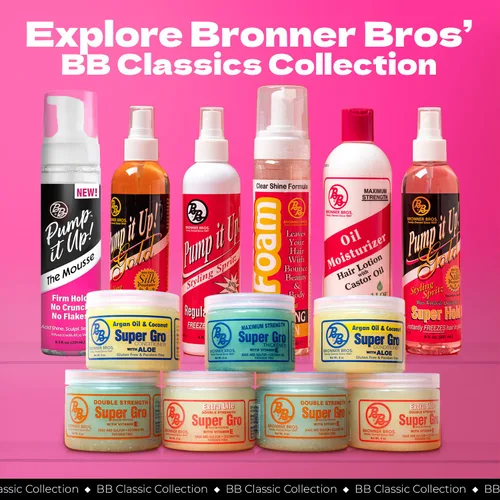 Miniatura 8 de Bronner Bros Loción hidratante de aceite para el cabello con 10,000 mg de aceite de ricino y aloe vera, hidratante ligero y no graso para el cuero