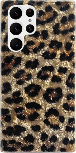 Miniatura 10 de J.west Funda para Galaxy S22 Ultra 5G, con purpurina brillante translúcida translúcida de ópalo colorido diseño de lámina fina con estampado