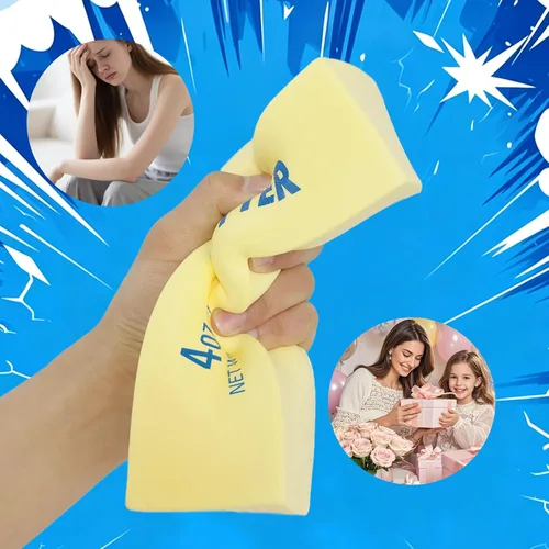 Miniatura 6 de Juguete sensorial para ansiedad con forma de palito de mantequilla gigante, juguete sensorial para aliviar el estrés, bola antiestrés Taba Squishies