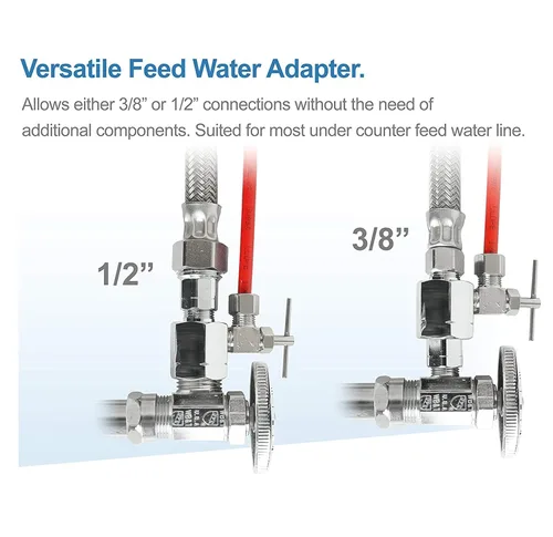 Miniatura 12 de APEC Water Sistemas RO-PUMP-220V Sistema de filtración de agua potable de ósmosis inversa ultra seguro de nivel superior con bomba de refuerzo hecha