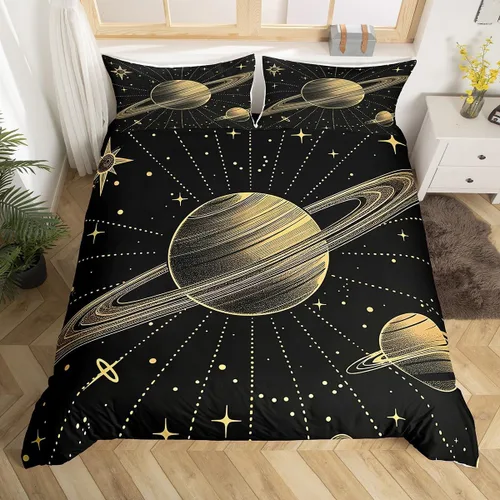 Miniatura 10 de Juego de ropa de cama con estampado de lobos en 3D, funda de edredón de lobo ártico para niños, adolescentes, niños y niñas, funda de edredón
